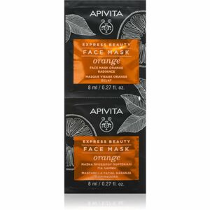 Apivita Express Beauty Orange élénkítő maszk az arcra 2x8 ml