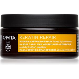 Apivita Keratin Repair helyreállító hajpakolás töredezett, károsult hajra keratinnal 200 ml