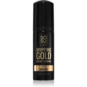 SOSU by Suzanne Jackson Dripping Gold Luxury Mousse Dark önbarnító hab a napbarnított bőr kiemelésére 150 ml
