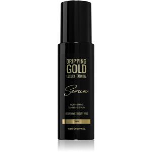Dripping Gold Luxury Tanning Serum önbarnító készítmény testre és arcra árnyalat Dark 150 ml