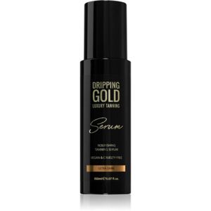 Dripping Gold Luxury Tanning Serum önbarnító készítmény testre és arcra árnyalat Ultra Dark 150 ml