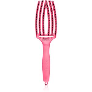 Olivia Garden Fingerbrush L´amour lapos kefe hajra Hot Pink 1 db