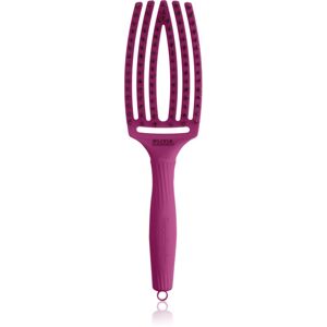 Olivia Garden Fingerbrush ThinkPink lapos kefe Bright Pink 1 db