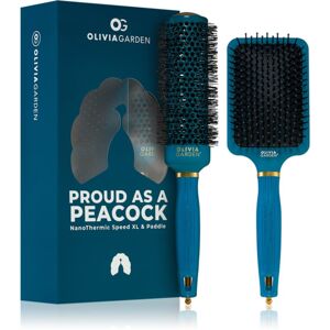 Olivia Garden NanoThermic Peacock Set ajándékszett (a hajformázáshoz, melyhez magas hőfokot használunk)