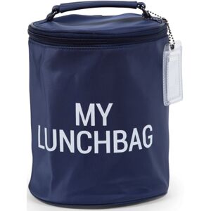 Childhome My Lunchbag Navy White hőszigetelő táska ételekhez 1 db