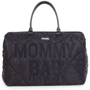 Childhome Mommy Bag Puffered Black pelenkázótáska 55 x 30 x 40 cm 1 db