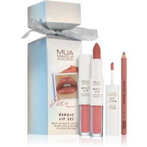 MUA Makeup Academy Cracker Heroic ajándékszett (az ajkakra)