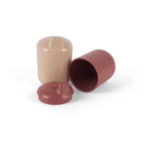 Dantoy Tiny Bio Sippy Cups bögre Nude/Red 0m+ 2 db