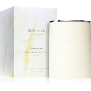 ester & erik scented candle linden blossom & hay (no. 13) illatgyertya 350 g