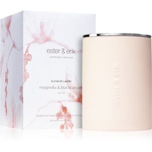 ester & erik scented candle magnolia & blackcurrant (no. 51) illatgyertya 350 g