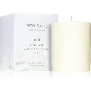 ester & erik scented candle wild mint & cut grass (no. 03) illatgyertya utántöltő 350 g