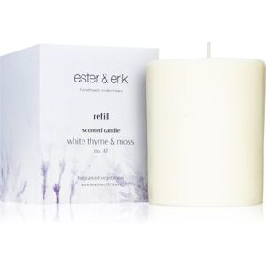 ester & erik scented candle white thyme & moss (no. 42) illatgyertya utántöltő 350 g