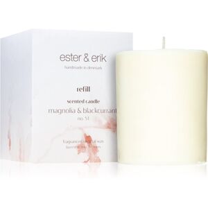 ester & erik scented candle magnolia & blackcurrant (no. 51) illatgyertya utántöltő 350 g