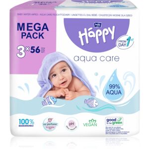 BELLA Baby Happy Aqua care nedves törlőkendő gyerekeknek 3x56 db