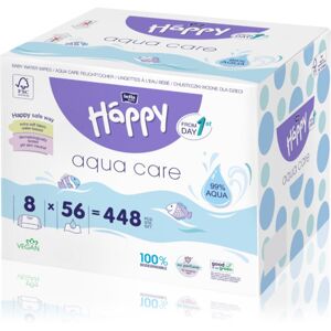 BELLA Baby Happy Aqua care nedves törlőkendő gyerekeknek 8x56 db