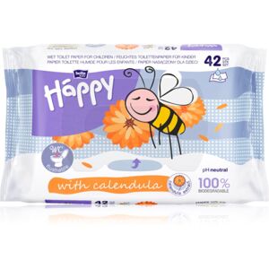 BELLA Baby Happy Calendula nedves WC papír körömvirággal gyermekeknek 42 db