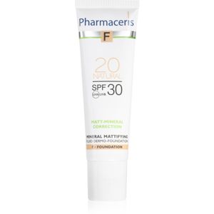 Pharmaceris F-Fluid Foundation mattító make-up folyadék SPF 30 árnyalat 20 Natural 30 ml