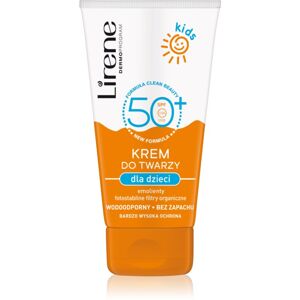 Lirene Sun Kids ápoló arckrém vízálló gyermekeknek 50 ml