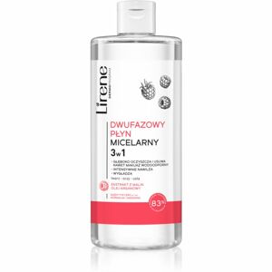 Lirene Cleansing Care Raspberry kétfázisú micellás víz 3 az 1-ben 400 ml