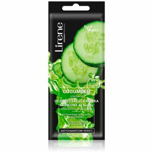 Lirene Masks Cucumber Lemonade tisztító arcmaszk 7 ml