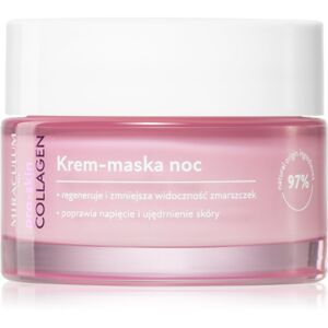 Miraculum Collagen Pro-Skin éjszakai krémes maszk a ráncok ellen 50 ml