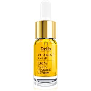 Delia Cosmetics Professional Face Care Vitamins A+E+F ránctalanító szérum az arcra és dekoltázsra 10 ml