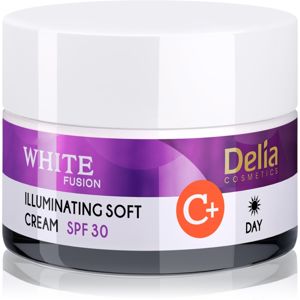 Delia Cosmetics White Fusion C+ bőrvilágosító nappali krém hiperpigmentes bőrre SPF 30 50 ml