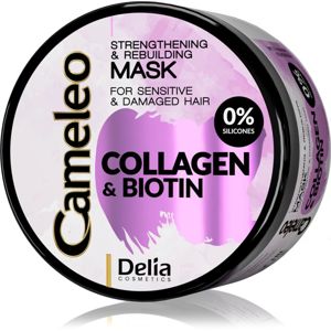 Delia Cosmetics Cameleo Collagen & Biotin erősítő maszk a sérült, töredezett hajra 200 ml
