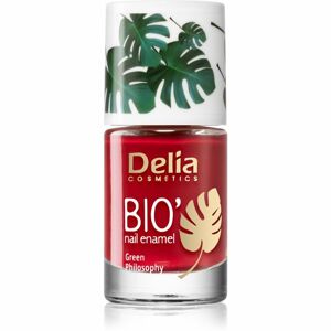 Delia Cosmetics Bio Green Philosophy körömlakk árnyalat 611 Red 11 ml