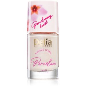 Delia Cosmetics Porcelain körömlakk 2 az 1-ben árnyalat 03 Salmon Pink 11 ml