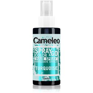 Delia Cosmetics Cameleo Spray & Go színező hajspray árnyalat Turquoise 150 ml
