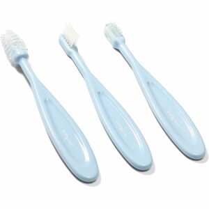 BabyOno Toothbrush fogkefe gyermekeknek Blue 3 db