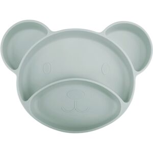 Canpol babies Bear osztott tányér tapadókoronggal Green 1 db