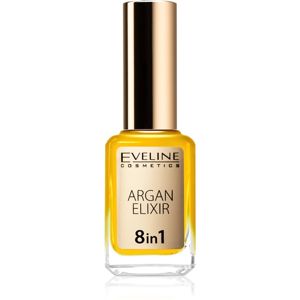 Eveline Cosmetics Nail Therapy Argan Therapy 8 in 1 regeneráló elixír a körmökre és a körömbőrre 12 ml