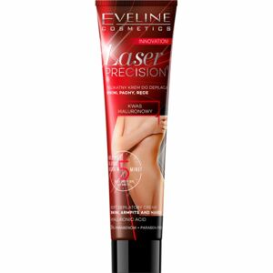 Eveline Cosmetics Laser Precision szőrtelenítő krém a kar a hónalj és az ágyék szőrtelenítésére száraz és érzékeny bőrre 125 ml