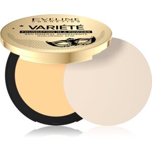 Eveline Cosmetics Variété ásványi kompakt púder applikátorral árnyalat 03 Light Vanilla 8 g