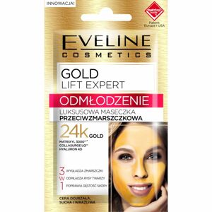 Eveline Cosmetics Gold Lift Expert fiatalító maszk 3 az 1-ben 7 ml