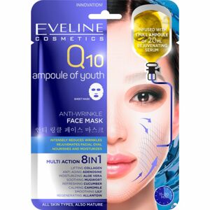 Eveline Cosmetics Sheet Mask Q10 ráncok elleni gézmaszk koenzim Q10 1 db