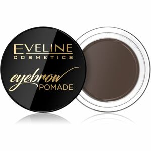 Eveline Cosmetics Eyebrow Pomade szemöldök pomádé applikátorral árnyalat Dark Brown 12 ml