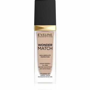 Eveline Cosmetics Wonder Match hosszan tartó folyékony make-up hialuronsavval árnyalat 12 Light Natural 30 ml