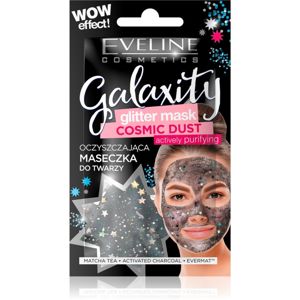 Eveline Cosmetics Galaxity Glitter Mask tisztító maszk csillámporral 10 ml