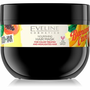 Eveline Cosmetics Food for Hair Banana tápláló hajmaszk festett vagy melírozott hajra 500 ml