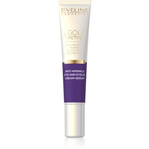 Eveline Cosmetics Gold & Retinol krémes szérum szemkörüli ráncokra 20 ml
