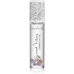 Lovely Good Vibes roll-on kristályokkal az ajkakra Grape Oil 6 ml