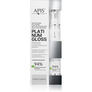 Apis Natural Cosmetics Platinum Gloss revitalizáló szemkrém a duzzanatokra és a sötét karikákra 10 ml