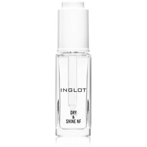 Inglot Dry & Shine NF körömlakk száradását gyorsító fedőlakk pipettával 9 ml