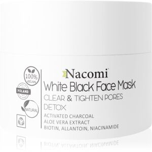 Nacomi White & Black tisztító arcmaszk 50 ml