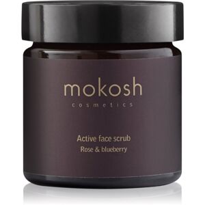 Mokosh Rose & Blueberry hidratáló peeling arcra 60 ml