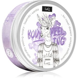 LaQ Fruit Line Lavender & Vanilla tisztító testpeeling 200 ml