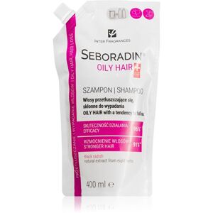 Seboradin Oily Hair korpásodás és hajhullás elleni sampon töltelék 400 ml
